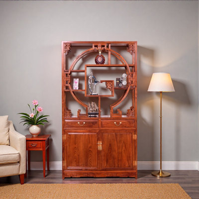 New Chinese Retro Minimalist Style Bookcase