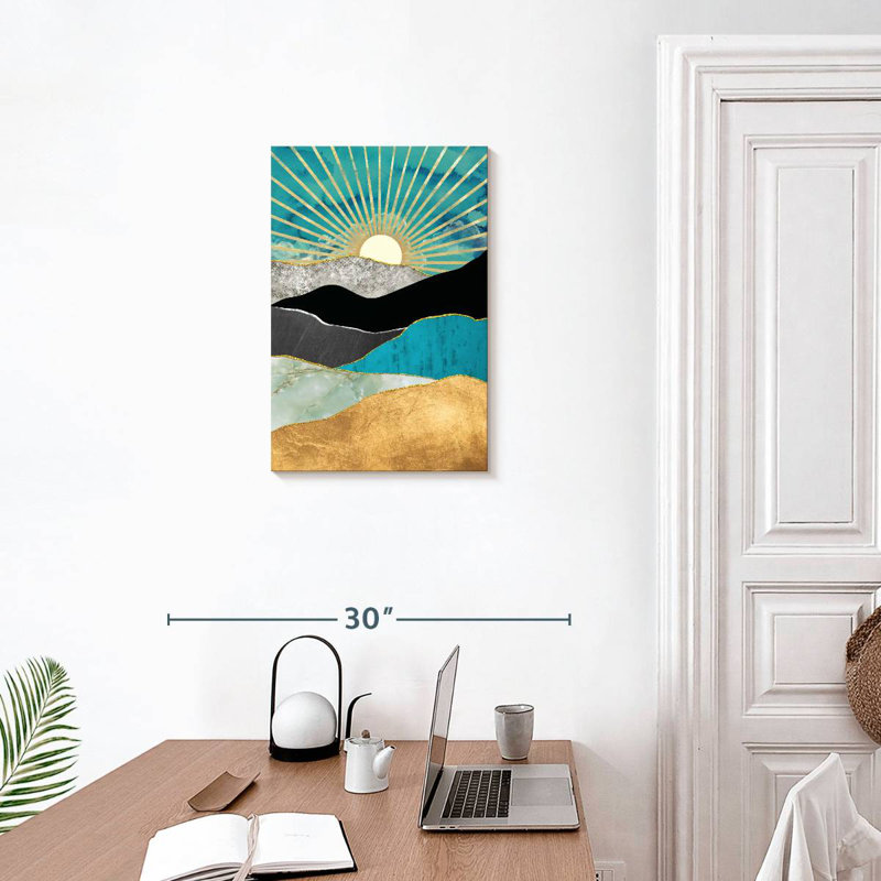 Rayons de soleil, H 24 po x l 16 po
