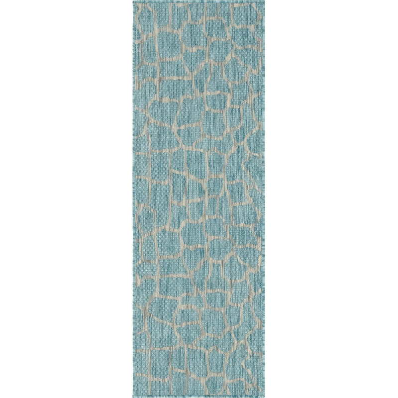 Murrell Animal Print Indoor / Outdoor Rug, Runner 2' x 6'1"