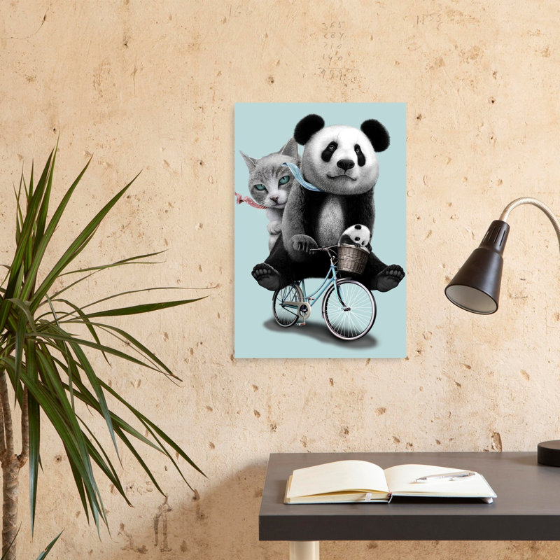 Reproduction d'art mural Panda, 24" H x 16" W