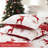 Christmas Reindeer Reversible Quilt Set-135991152