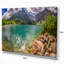 Lake in Tatra Mountains, Pologne - reproduction de photo sur toile tendue-230826201