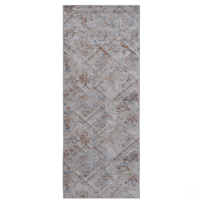 2X8 Geometric Runner Rug