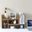 Organisateur de bureau 2 pièces en bois d'acacia