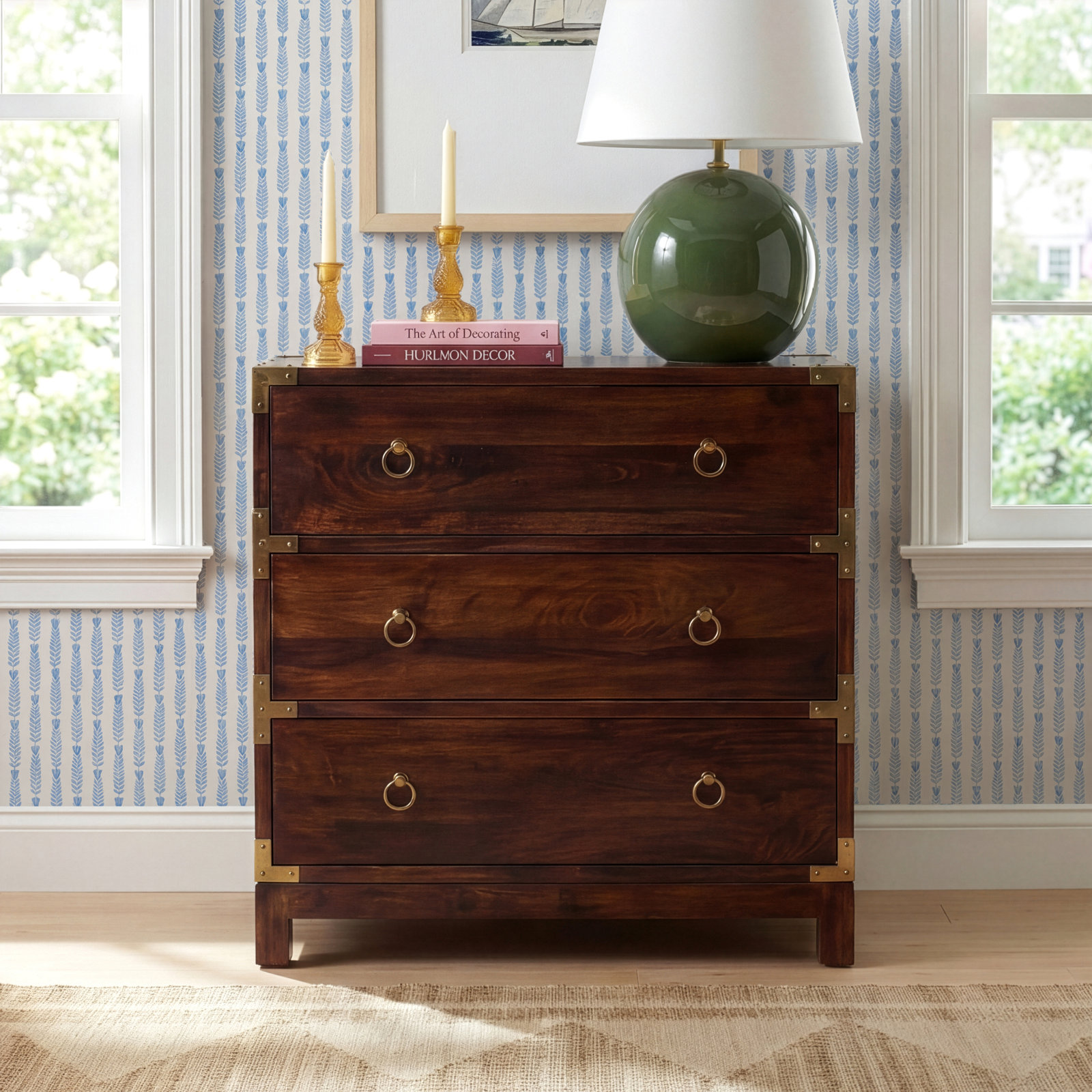 Aerial Accent Chest, Light Brown