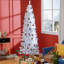 Arbre de Noël au crayon 6 pi, sapin de Noël artificiel non éclairé avec branches réalistes, arbre d'Halloween avec 618 pointes-1516360513-1516360514