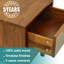 Table de chevet 2 tiroirs Acacia Cowden-492449309