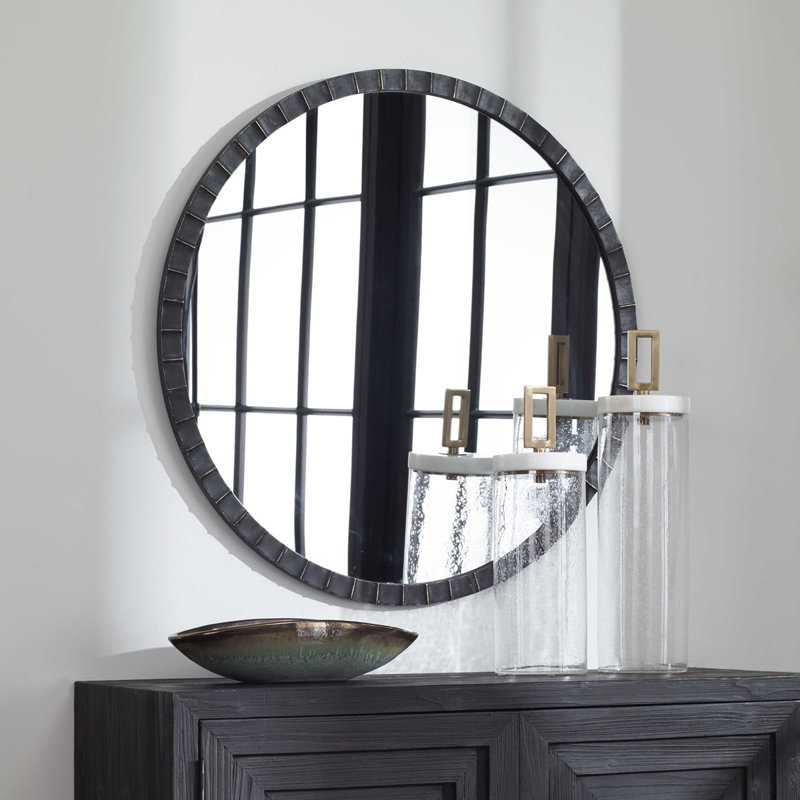 Ceram Metal Round Wall Mirror