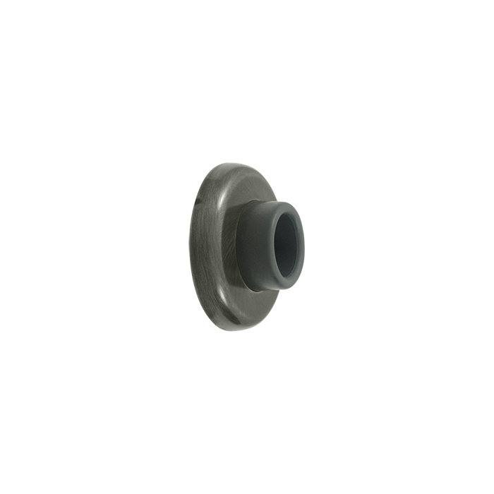 Deltana WB250U3 Wall Mount Concave Flush Bumper, 2-1/2" Diam. in Polished Brass, Polished Brass