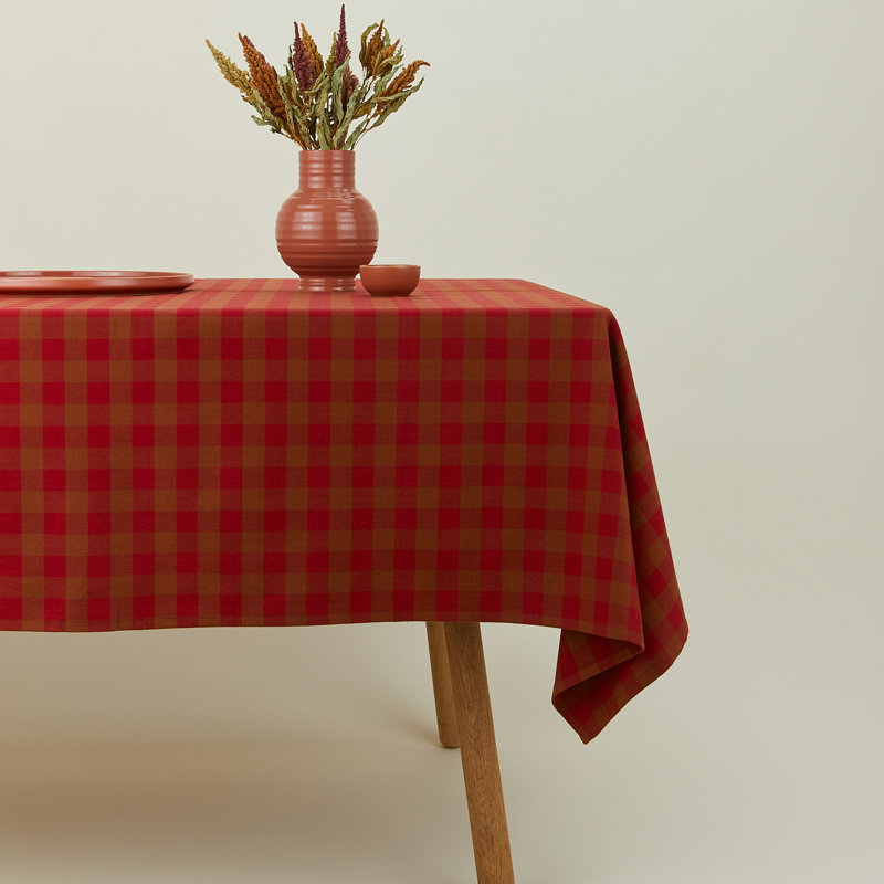 Nappe Essential Gingham, Rouge / terre cuite