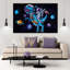 Space T Rex sur toile-1662923374
