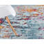 Tapis bleu clair-175655056
