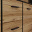 Rajish 141.2 cm W Chest of 5 Drawers