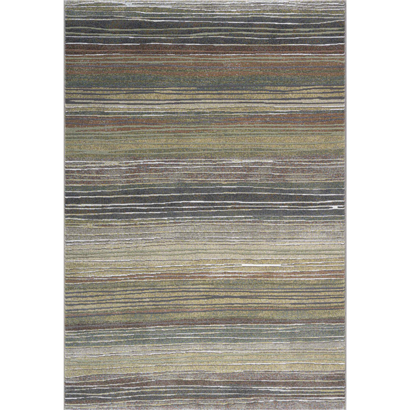 Addia Striped Area Rug, Rectangle 120 x 170cm