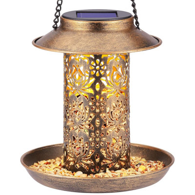 Outdoor Hanging Solar Bird Feeder