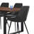 Bhagirath 6-Person Dining Set with Faux Leather Upholstered Chairs and Rectangular Table-718611994-718611995