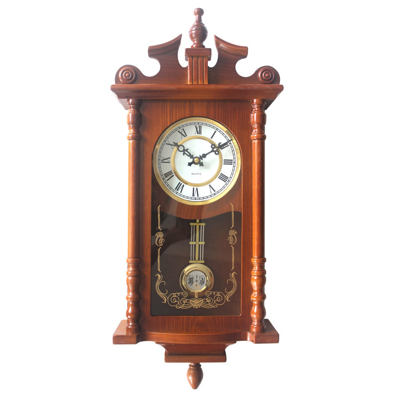 Weatherly Wood Wall Clock