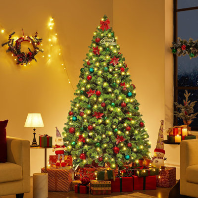 Arbre de Noël artificiel pré-éclairé