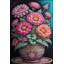 Tapis décoratif géométrique moderne de couleur rose-1683112502
