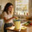 Countertop Compost Bin Kitchen,1.0 Gallon Odorless Indoor Compost Bin With Lid,Yellow-127314079