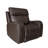 Borovnice Walnut Dual Power Recliner W Popout Cup Holders