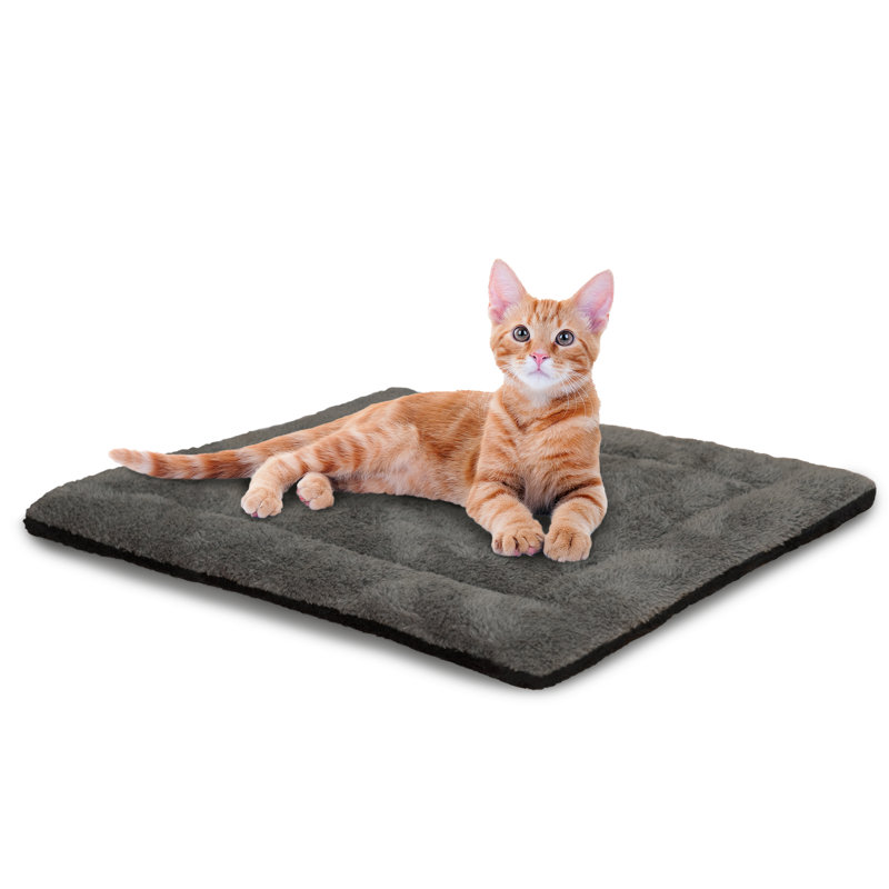 Fleece Pet Bed, Gray