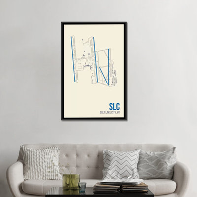 «Lake Lake City», impression sur toile