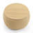 Round Storage Ottoman, 2 In 1 Function, Work As End Table And Ottoman,(25.5"X25.5"X14.5")-1250162682