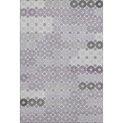 Premium Machine Washable Slesnick AMF1678 Geometric Rug