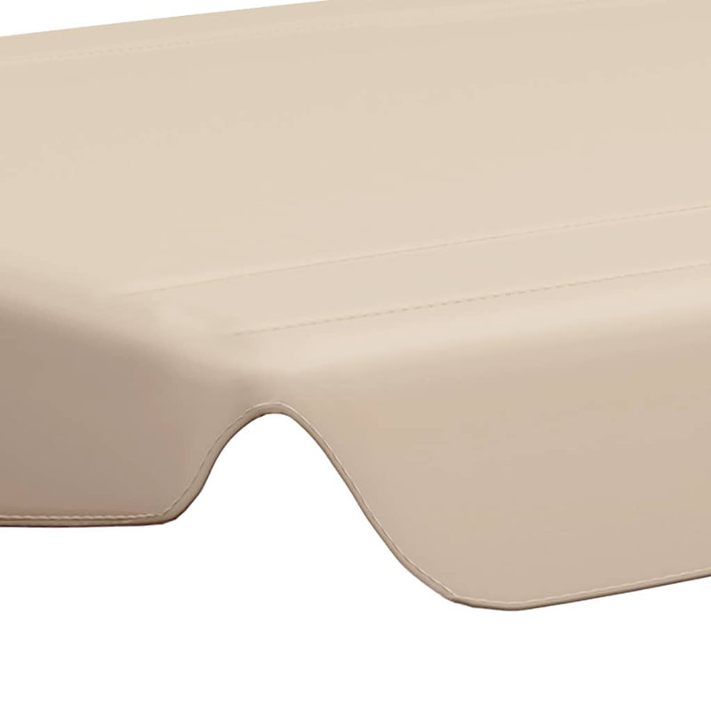 Replacement Canopy for Garden Swing 150/130x105/70 cm, Beige, 150/130 x 105/70 cm(L x W)