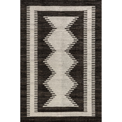 Sante Fe Southwestern Wool Blend Area Rug