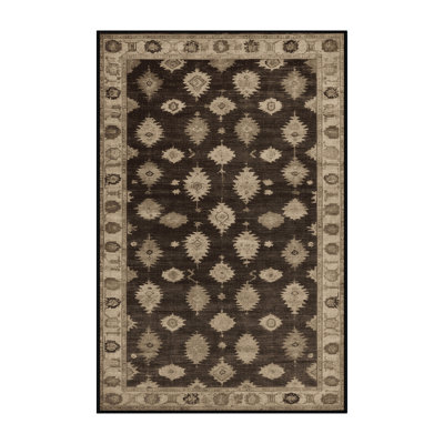 Tapis brun lavable à la machine