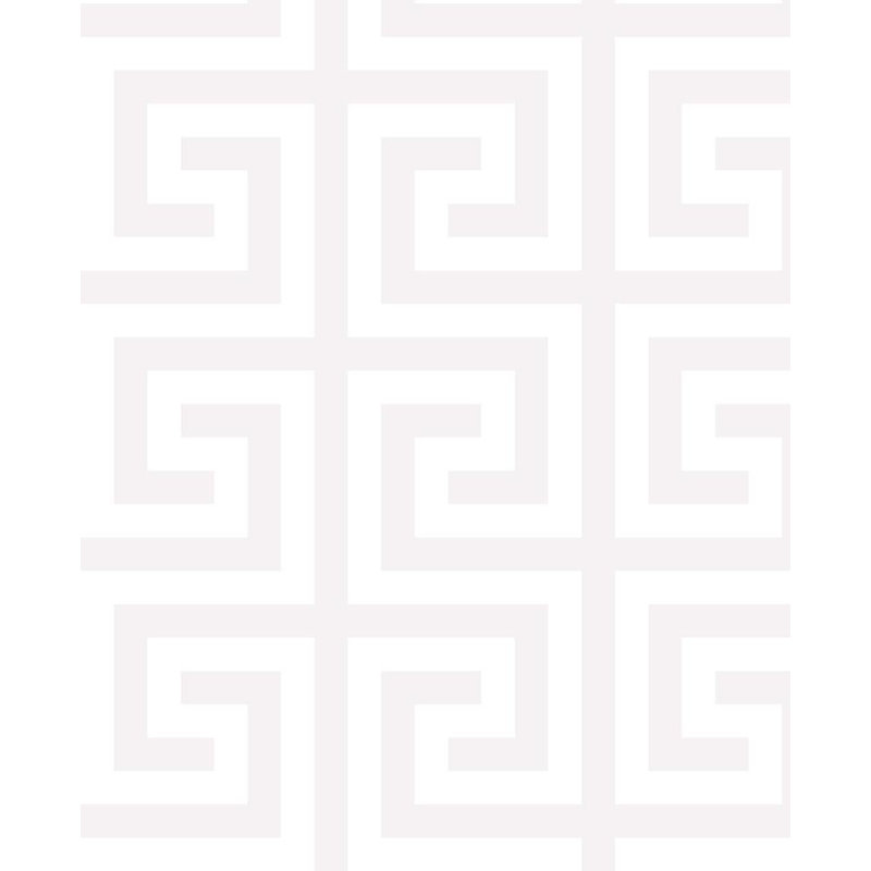 Rouleau de papier peint L 27 pi x l 25 po Greek Key, Blanc / Perle