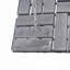 30 carreaux de terrasse imbriqués à carreaux, plancher carré en bois franc d'acacia gris clair 12 "x 12" pour patio, banc, côté piscine-121238322