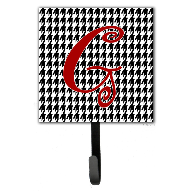 Crochet mural houndstooth monogramme, G
