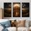 Judaïsme Mount Moriah Sacred Summit Mystery III - Judaism Wall Art, ensemble de salon
