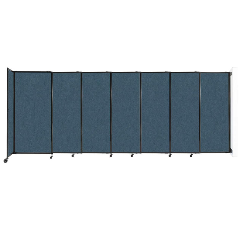 Cloison coulissante 5 pi, 72" H x 186" W x 1" D, Caraïbes