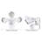 LED Flood Security Lights Dusk to Dawn, 3 Lighting Modes 3000K Warm White