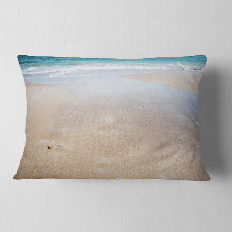 Coussin Crystal Clear Sea Waves on Beach - Sea & Shore