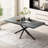 5PC Retro Rectangular Stretch Dining Table
