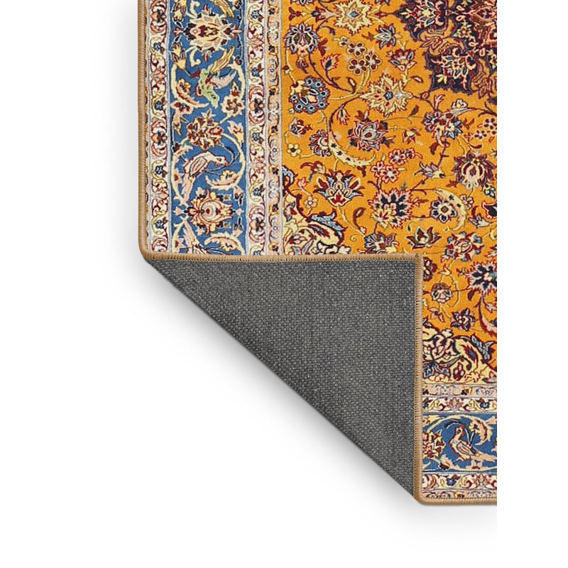 Tapis oriental en laine / polyester tissé à la machine Trapeza, Rectangle 8 pi x 12 pi