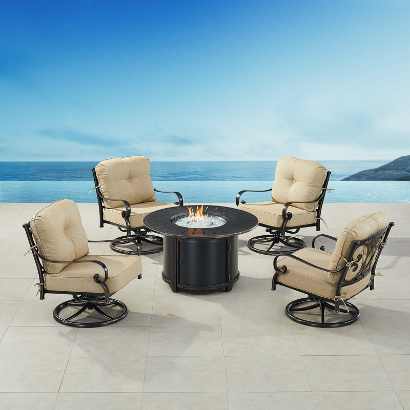 Hagen Outdoor 6 - Piece Conversation Set