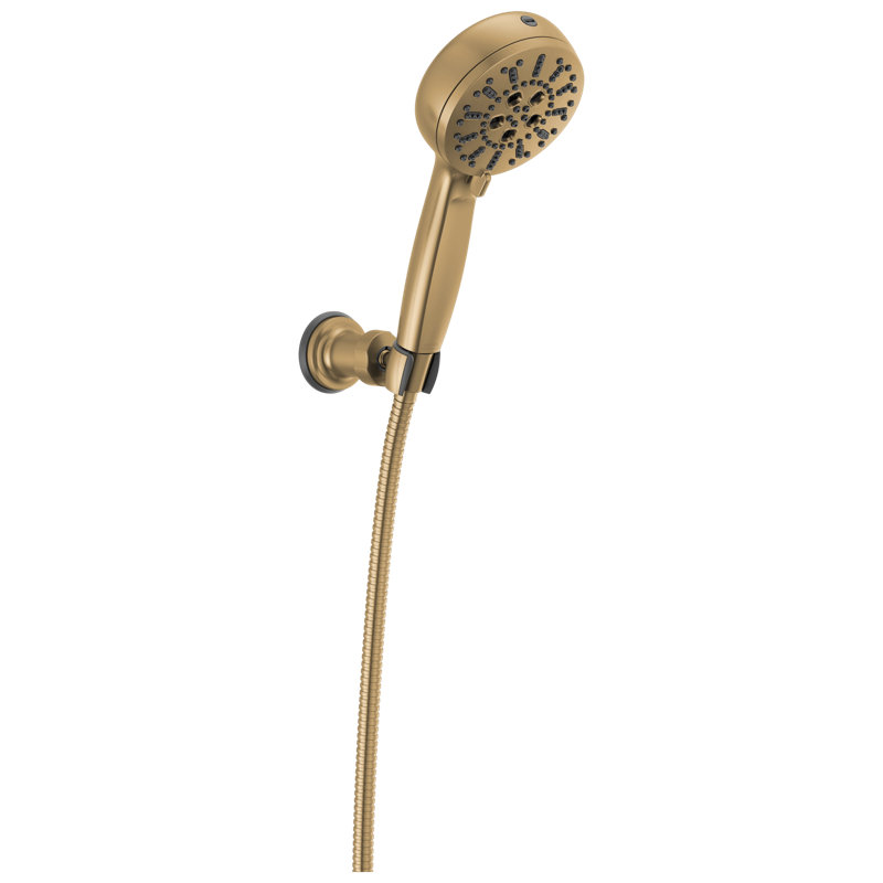 Pomme de douche à main à 7 jets ProClean, douchette à main avec jet à haute pression, Bronze champagne Lumicoat