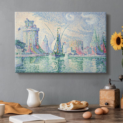 Entrée du port de La Rochelle-Paul Signac-Toile tendue avec châssis-1921