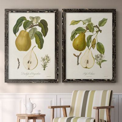 " Vintage Pears I " 2 - Pieces