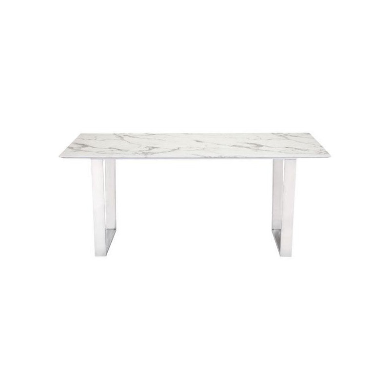 Table de salle à manger Brookville , Argent argent