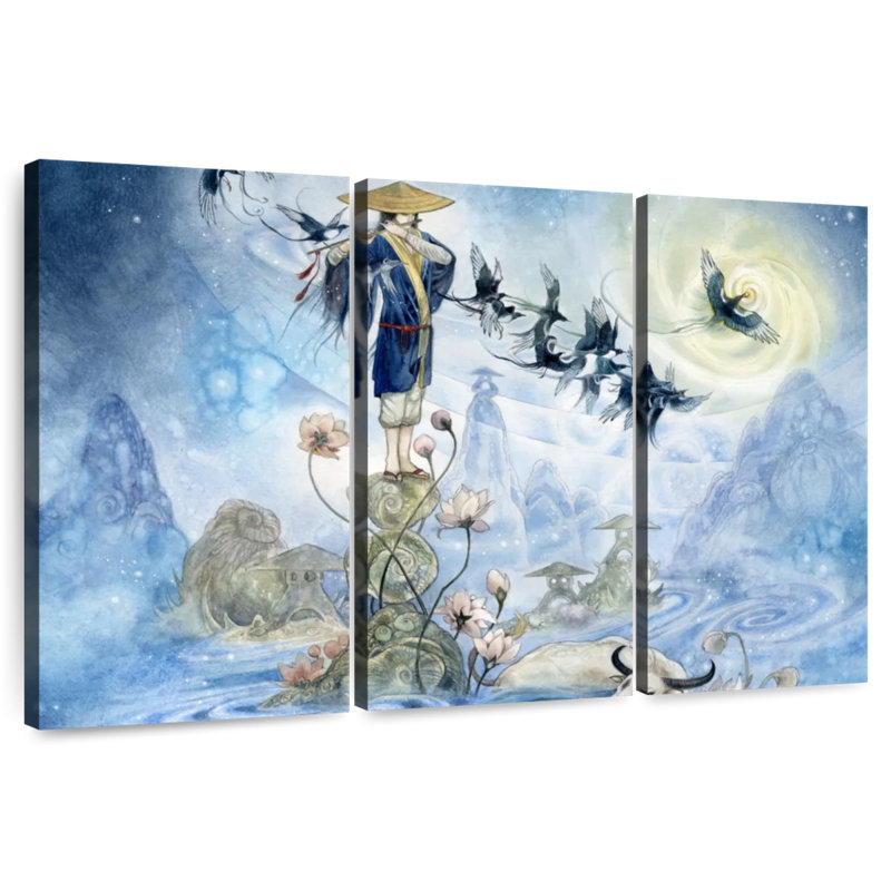 Kelan The Herder, 48" H x 74" W