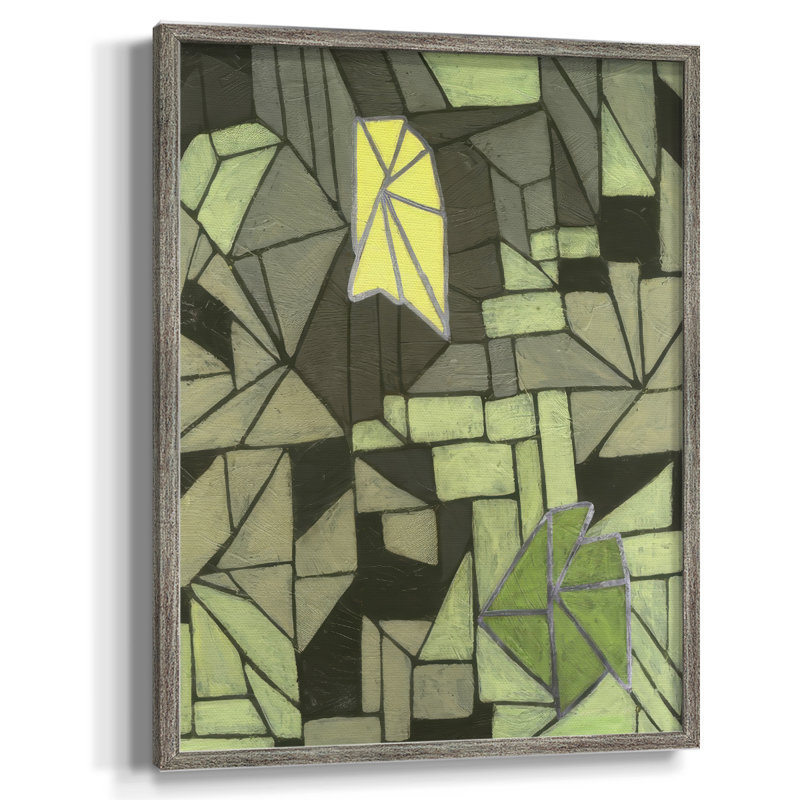 Cubic Prism II, reproduction encadrée - bois massif