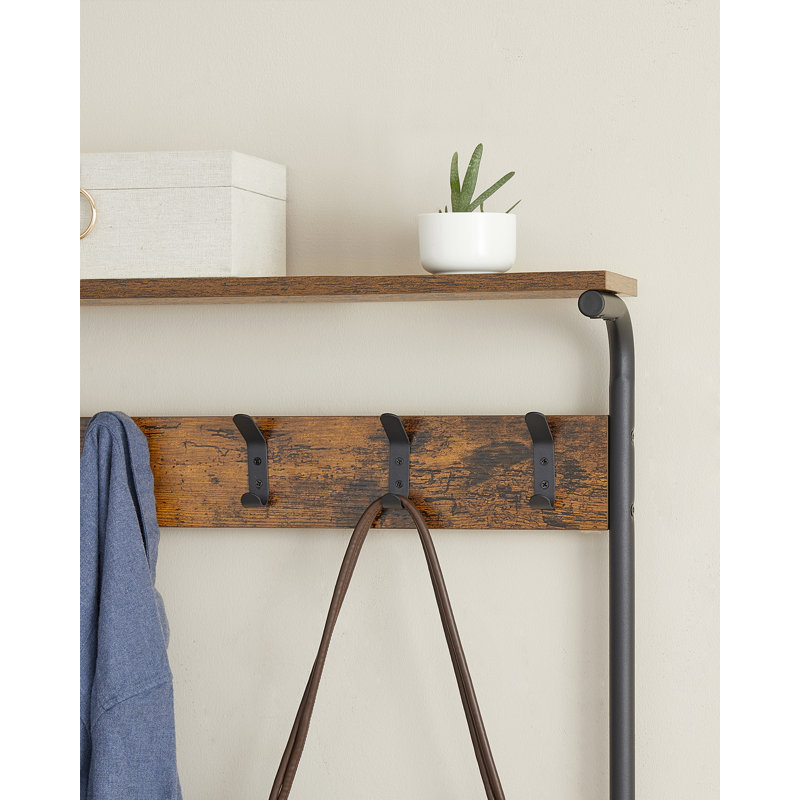 Kirkhill Hall Tree 68cm Wide with Bench and Shoe Storage