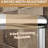 Aluminum Frame Double Sliding Shower Door, 60" Width, 72" Height, 1/4" (6mm) Tempered Glass With - Proof Film, Easy To Install And Waterproof For Bathroom Tall Door 6mm Clear Shatter Corrosion Frame,